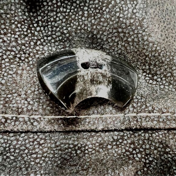 Bernardo Brown Nubuck Suede Chore Barn Coat Shearling Hooded Jacket PS Outdoor - Picture 10 of 14